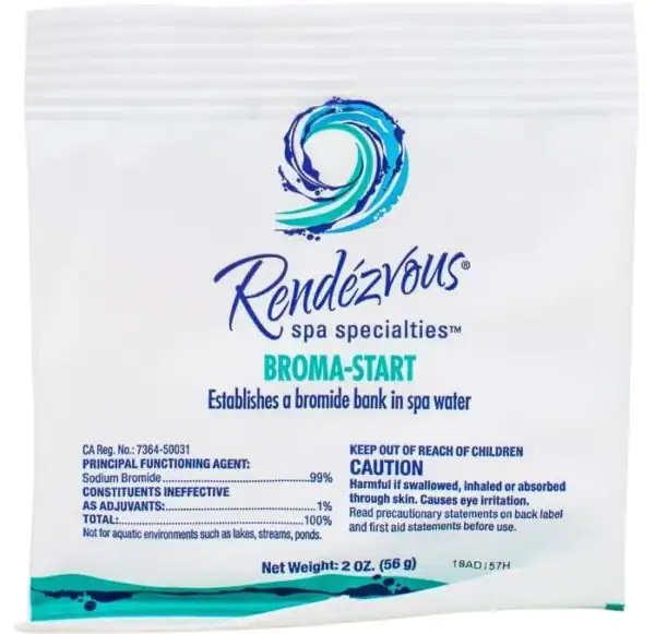 RENDEZVOUS SPA BROMINE START UP 2OZ PACKET